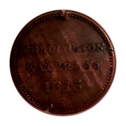 Canada 1/2 Penny Wellington Waterloo Large Bust design 1815  WELLINGTON WATERLOO 1815 coin reverse Canada 1/2 Penny Wellington Waterloo Large Bust design 1815  WELLINGTON WATERLOO 1815 coin reverse