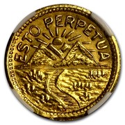 USA 1 Dollar Indian Round Idaho 1914 ESTO PERPETUA coin reverse USA 1 Dollar Indian Round Idaho 1914 ESTO PERPETUA coin reverse