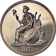 USA 1 Dollar (Standard Pattern) LIBERTY *YEAR* coin obverse USA 1 Dollar (Standard Pattern) LIBERTY *YEAR* coin obverse