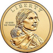 USA $1 (Mohawk Ironworkers) KM# 603 LIBERTY IN GOD WE TRUST gg coin obverse USA $1 (Mohawk Ironworkers) KM# 603 LIBERTY IN GOD WE TRUST gg coin obverse