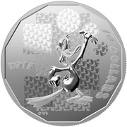 Canada 10 Dollars Daffy Duck 2015 Matte Proof KM# 1973 10 DOLLARS 2015 coin reverse