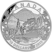 Canada 10 Dollars Magnificent Mountains 2015 KM# E1859 CANADA 10 DOLLARS 2015 coin reverse Canada 10 Dollars Magnificent Mountains 2015 KM# E1859 CANADA 10 DOLLARS 2015 coin reverse