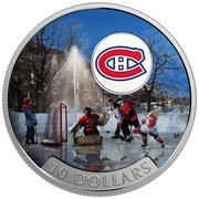 Canada 10 Dollars Montreal Canadiens 2017 Matte Proof 10 DOLLARS coin reverse