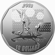 Canada 10 Dollars Road Runner 2015 Matte Proof KM# 1971 10 DOLLARS WB 2015 coin reverse