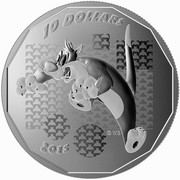 Canada 10 Dollars Sylvester the Cat 2015 Matte Proof KM# 1969 10 DOLLARS WB 2015 coin reverse