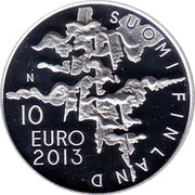Finland 10 Euro 150th Birth Anniversary Eero Jarnefelt 2013 Proof KM# 214 EERO JÄRNEFELT 1863 1937 coin reverse Finland 10 Euro 150th Birth Anniversary Eero Jarnefelt 2013 Proof KM# 214 EERO JÄRNEFELT 1863 1937 coin reverse