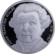 Slovakia 10 Euro (Adam Franisek Kollar) ADAM FRANTIŠEK KOLLÁR 1718 - 1783 coin reverse Slovakia 10 Euro (Adam Franisek Kollar) ADAM FRANTIŠEK KOLLÁR 1718 - 1783 coin reverse