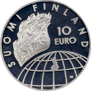 Finland 10 Euro Anniversary of Helsinki Olympic Games 2002 M VV-M KM# 107 SUOMI FINLAND 10 EURO M coin reverse Finland 10 Euro Anniversary of Helsinki Olympic Games 2002 M VV-M KM# 107 SUOMI FINLAND 10 EURO M coin reverse