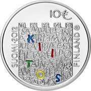 Finland 10 Euro Arvo Ylppo and Medicin 2012 M Proof KM# 187 SUOMI FINLAND 2012 10€ coin obverse Finland 10 Euro Arvo Ylppo and Medicin 2012 M Proof KM# 187 SUOMI FINLAND 2012 10€ coin obverse