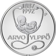 Finland 10 Euro Arvo Ylppo and Medicin 2012 M Proof KM# 187 ARVO YLPPÖ 1887 1992 P coin reverse Finland 10 Euro Arvo Ylppo and Medicin 2012 M Proof KM# 187 ARVO YLPPÖ 1887 1992 P coin reverse