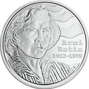 Finland 10 Euro Birth of Armi Ratia 2012 Proof KM# 188 ARMI RATIA 1912-1979 coin obverse Finland 10 Euro Birth of Armi Ratia 2012 Proof KM# 188 ARMI RATIA 1912-1979 coin obverse