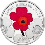 Finland 10 Euro Birth of Armi Ratia 2012 Proof KM# 188 SUOMI FINLAND 2012 10€ coin reverse Finland 10 Euro Birth of Armi Ratia 2012 Proof KM# 188 SUOMI FINLAND 2012 10€ coin reverse