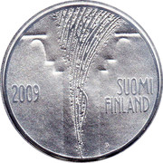 Finland 10 Euro Council of State 2009 P KM# 173 2009 SUOMI FINLAND P coin obverse