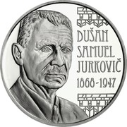 Slovakia 10 Euro (Dusan Samuel Jurkovich) DUŠAN SAMUEL JURKOVIČ 1868-1947 coin reverse Slovakia 10 Euro (Dusan Samuel Jurkovich) DUŠAN SAMUEL JURKOVIČ 1868-1947 coin reverse