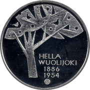Finland 10 Euro Hella Wuolijok 2011 P KM# 165 HELLA WUOLIJOKI 1886 1954 N coin obverse Finland 10 Euro Hella Wuolijok 2011 P KM# 165 HELLA WUOLIJOKI 1886 1954 N coin obverse