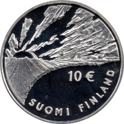 Finland 10 Euro Johan Vilhelm Snellman 2006 K-M KM# 124 10 € SUOMI - FINLAND coin obverse