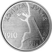 Finland 10 Euro Konsta Jylha 2010 P Proof KM# 157 KONSTA JYLHÄ 1910 1984 P coin obverse Finland 10 Euro Konsta Jylha 2010 P Proof KM# 157 KONSTA JYLHÄ 1910 1984 P coin obverse