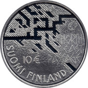 Finland 10 Euro Nordenskiold 2007 M P KM# 134 NORTH EAST PASAVT 10 € SUOMI FINLAND coin obverse Finland 10 Euro Nordenskiold 2007 M P KM# 134 NORTH EAST PASAVT 10 € SUOMI FINLAND coin obverse