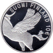 Finland 10 Euro Tove Jansson 2014 Proof KM# 217 SUOMI FINLAND 10 € coin reverse Finland 10 Euro Tove Jansson 2014 Proof KM# 217 SUOMI FINLAND 10 € coin reverse