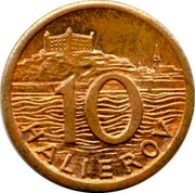 Slovakia 10 Halierov 1942 KM# 1 Republic (1939-1945) 10 HALIEROV coin reverse
