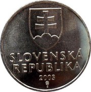 Slovakia 10 Korun Silver edition 1993 Proof. These coins are numbered and punched with an R KM# 11A SLOVENSKÁ REPUBLIKA 1993 coin obverse