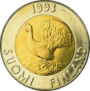 Finland 10 Markkaa 1993 M KM# 77 Reform Coinage DATE SUOMI FINLAND coin obverse Finland 10 Markkaa 1993 M KM# 77 Reform Coinage DATE SUOMI FINLAND coin obverse