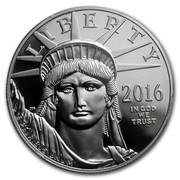 USA $100 American Eagle 2016 W KM# 652 LIBERTY 2016 IN GOD WE TRUST E PLURIBUS UNUM coin obverse USA $100 American Eagle 2016 W KM# 652 LIBERTY 2016 IN GOD WE TRUST E PLURIBUS UNUM coin obverse