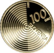 Slovenia 100 Euro Aircraft Flight Anniversary 2009 Proof KM# 87 SLOVENIJA 100 EURO 2006 coin obverse Slovenia 100 Euro Aircraft Flight Anniversary 2009 Proof KM# 87 SLOVENIJA 100 EURO 2006 coin obverse