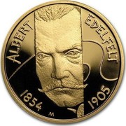 Finland 100 Euro Albert Edelfelt 2004 T Proof KM# 175 ALBERT EDELFELT 1854 M 1905 coin reverse Finland 100 Euro Albert Edelfelt 2004 T Proof KM# 175 ALBERT EDELFELT 1854 M 1905 coin reverse