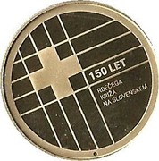 Slovenia 100 Euro Red Cross 2016 Proof 150 LET RDEČEGA KRIŽA NA SLOVENSKEM coin reverse Slovenia 100 Euro Red Cross 2016 Proof 150 LET RDEČEGA KRIŽA NA SLOVENSKEM coin reverse