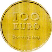 Slovenia 100 Euro Tolmin Peasant Revolt 2013 Proof KM# 114 100 EURO SLOVENIJA 2013 coin obverse Slovenia 100 Euro Tolmin Peasant Revolt 2013 Proof KM# 114 100 EURO SLOVENIJA 2013 coin obverse