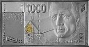 Slovakia 1000 Korun Andrej Hlinka 2003 Proof KM# 72 coin obverse Slovakia 1000 Korun Andrej Hlinka 2003 Proof KM# 72 coin obverse