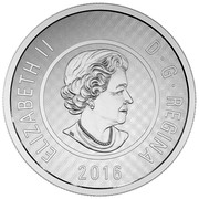 Canada 2 Dollars Canadian Money Polar Bear 2016 Proof KM# 2077 ELIZABETH II D G REGINA 2016 coin obverse Canada 2 Dollars Canadian Money Polar Bear 2016 Proof KM# 2077 ELIZABETH II D G REGINA 2016 coin obverse