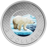 Canada 2 Dollars Canadian Money Polar Bear 2016 Proof KM# 2077 CANADA BT 2 DOLLARS coin reverse Canada 2 Dollars Canadian Money Polar Bear 2016 Proof KM# 2077 CANADA BT 2 DOLLARS coin reverse