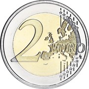Finland 2 Euro 10 Years of Euro Cash 2012 Proof KM# 178 2 EURO LL coin reverse