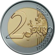 Slovakia 2 Euro (10 Years of Slovakian Membership in European Union) KM# 134 2 EURO LL coin reverse Slovakia 2 Euro (10 Years of Slovakian Membership in European Union) KM# 134 2 EURO LL coin reverse