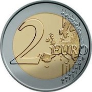 Slovenia 2 Euro Barbara of Celje 2014 KM# 117 2 EURO LL coin reverse Slovenia 2 Euro Barbara of Celje 2014 KM# 117 2 EURO LL coin reverse