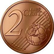 Latvia 2 Euro Cent Lesser Coat of Arms 2014 KM# 151 2 EURO CENT LL coin reverse Latvia 2 Euro Cent Lesser Coat of Arms 2014 KM# 151 2 EURO CENT LL coin reverse