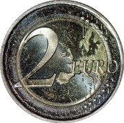 Slovenia 2 Euro Franc Rozman 2011 KM# 100 2 EURO LL coin reverse Slovenia 2 Euro Franc Rozman 2011 KM# 100 2 EURO LL coin reverse