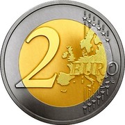 Latvia 2 Euro Latvian Presidency of the Council of the EU 2015 KM# 173 2 EURO LL coin reverse