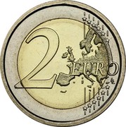 Latvia 2 Euro The Latvian Maiden 2015 Proof KM# 157 2 EURO LL coin reverse Latvia 2 Euro The Latvian Maiden 2015 Proof KM# 157 2 EURO LL coin reverse
