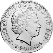 UK 2 Pounds Britannia 999 2014 KM# 1029b | BRITANNIA | 2014 | | ONE | | OUNCE | FINE | SILVER | NATHAN coin obverse UK 2 Pounds Britannia 999 2014 KM# 1029b | BRITANNIA | 2014 | | ONE | | OUNCE | FINE | SILVER | NATHAN coin obverse