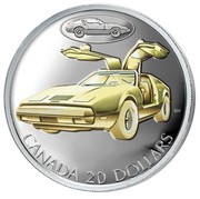 Canada 20 Dollars Bricklin SV-1 2003 Proof KM# 485 CANADA 20 DOLLARS coin reverse