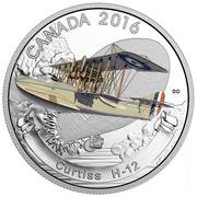 Canada 20 Dollars Curtiss H 12 2016 Proof KM# 2171 CANADA 2016 DO CURTISS H-12 coin reverse Canada 20 Dollars Curtiss H 12 2016 Proof KM# 2171 CANADA 2016 DO CURTISS H-12 coin reverse