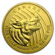 Canada 20 Dollars Howling Wolf 2015 CANADA FINE GOLD 99999 1/10 OZ OR PUR coin reverse Canada 20 Dollars Howling Wolf 2015 CANADA FINE GOLD 99999 1/10 OZ OR PUR coin reverse