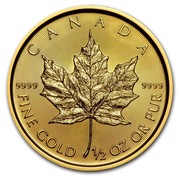 Canada 20 Dollars Maple Leaf 2017 CANADA 9999 FINE GOLD 1/2 OZ OR PUR 9999 coin reverse