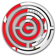 Canada 20 Dollars Maple Leaf Maze 2016 Proof KM# 2165 CANADA 2016 coin reverse