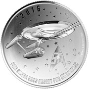 Canada 20 Dollars Star Trek Enterprise 2016 Specimen KM# 2151 2016 TM/MC & ©2016 CBS. FINE SILVER 9999 ARGENT PUR 20 DOLLARS coin reverse Canada 20 Dollars Star Trek Enterprise 2016 Specimen KM# 2151 2016 TM/MC & ©2016 CBS. FINE SILVER 9999 ARGENT PUR 20 DOLLARS coin reverse