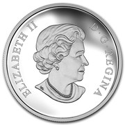 Canada 20 Dollars Star Trek Mirror 2016 Proof KM# 2149 ELIZABETH II D ∙ G ∙ REGINA coin obverse Canada 20 Dollars Star Trek Mirror 2016 Proof KM# 2149 ELIZABETH II D ∙ G ∙ REGINA coin obverse