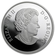 Canada 20 Dollars Star Trek The City on the Edge of Forever 2016 Proof KM# 2148 ELIZABETH II D.G. REGINA coin obverse Canada 20 Dollars Star Trek The City on the Edge of Forever 2016 Proof KM# 2148 ELIZABETH II D.G. REGINA coin obverse